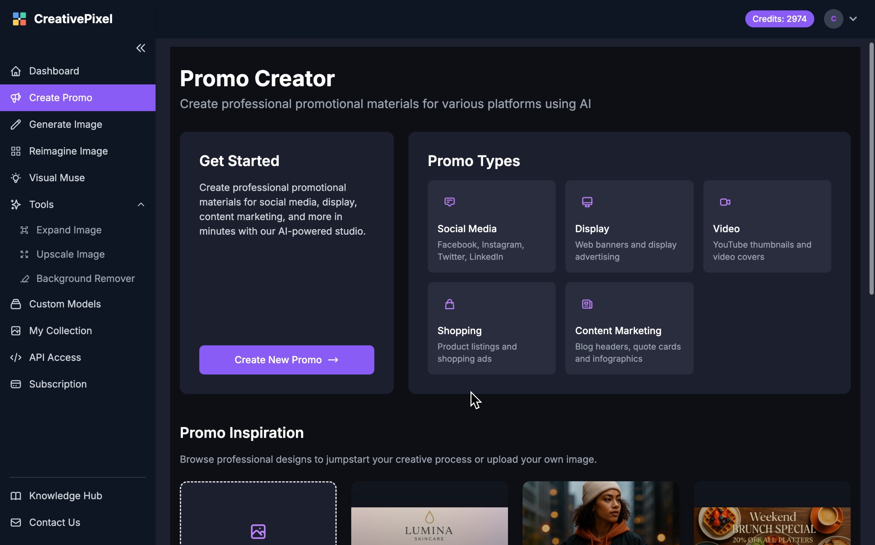 Create Professional Promotions in Seconds
